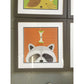 Art.com Peek-A-Boo Framed Wall Art of Different Animals for Child's Room