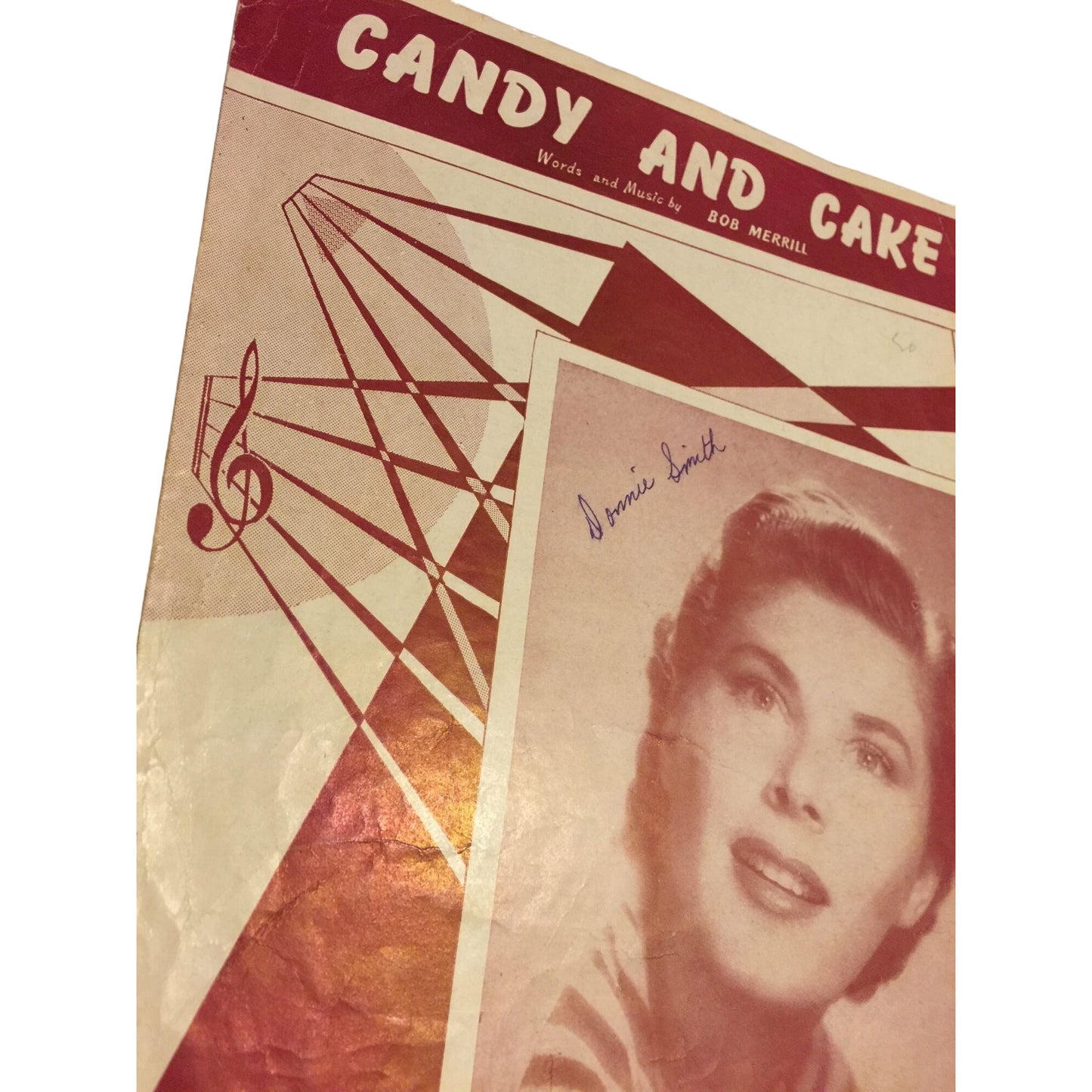 Candy And Cake by Bob Merrill Vintage Sheet Music