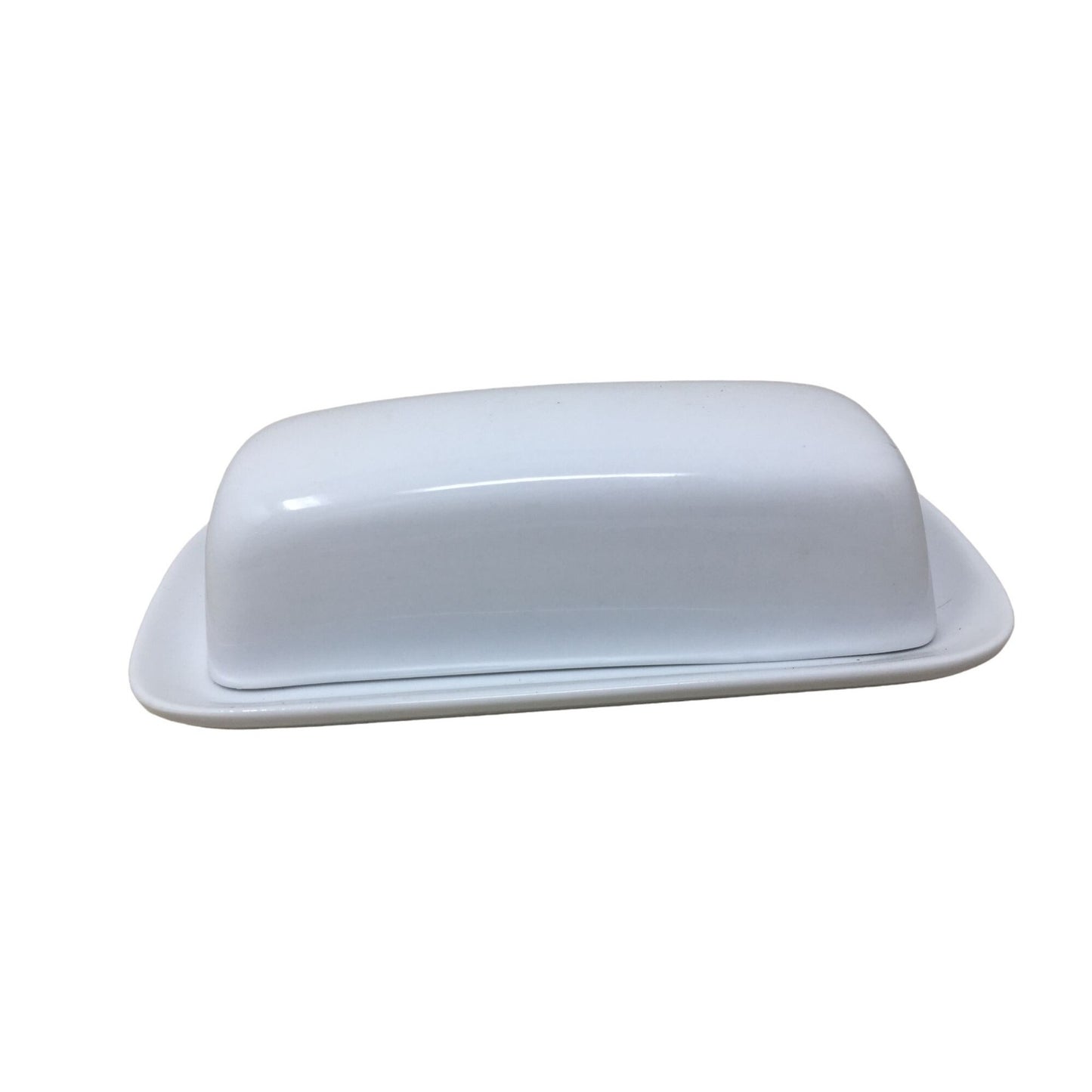 Cordon Bleu White Butter Dish with Lid