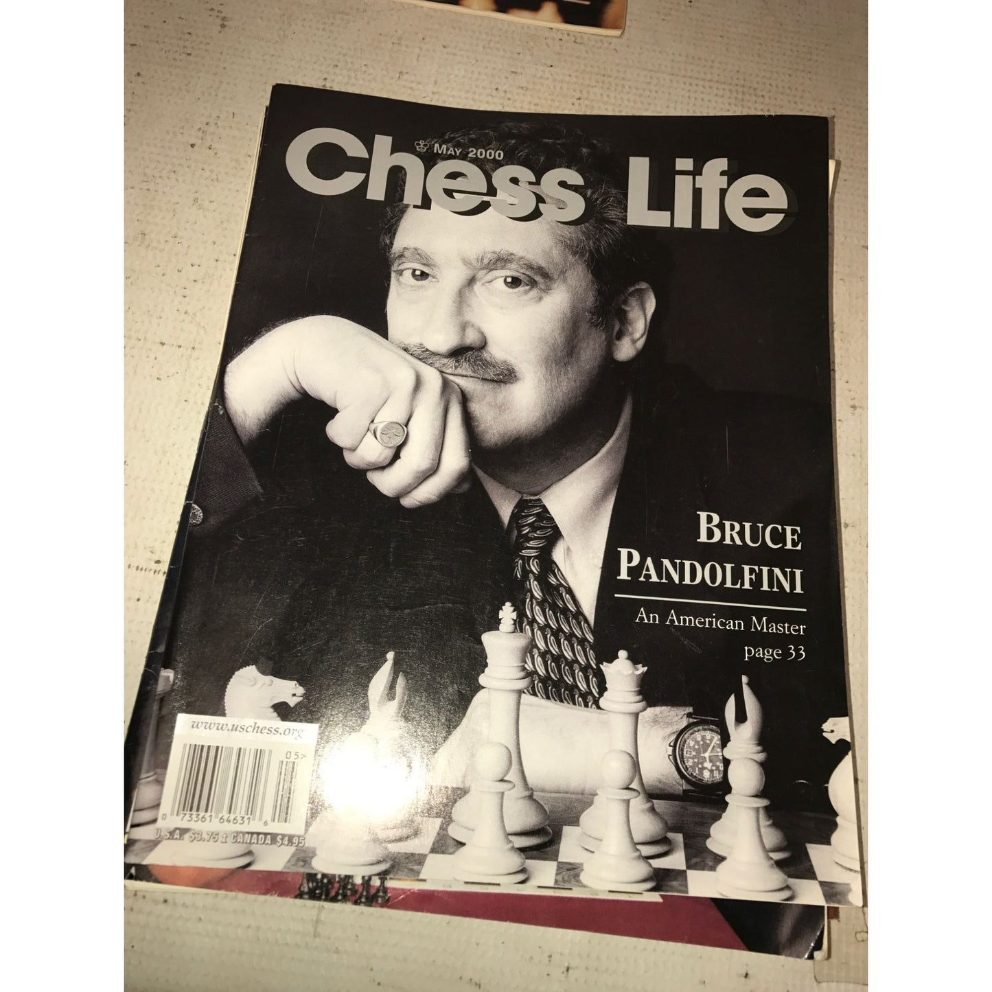 Vintage Bundle of 7 Chess Life Magazines (Jan, Feb, April, May, Oct, Nov, Dec 2000)