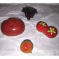 Vintage Fruit Shaped Refrigerator Magnets (4)