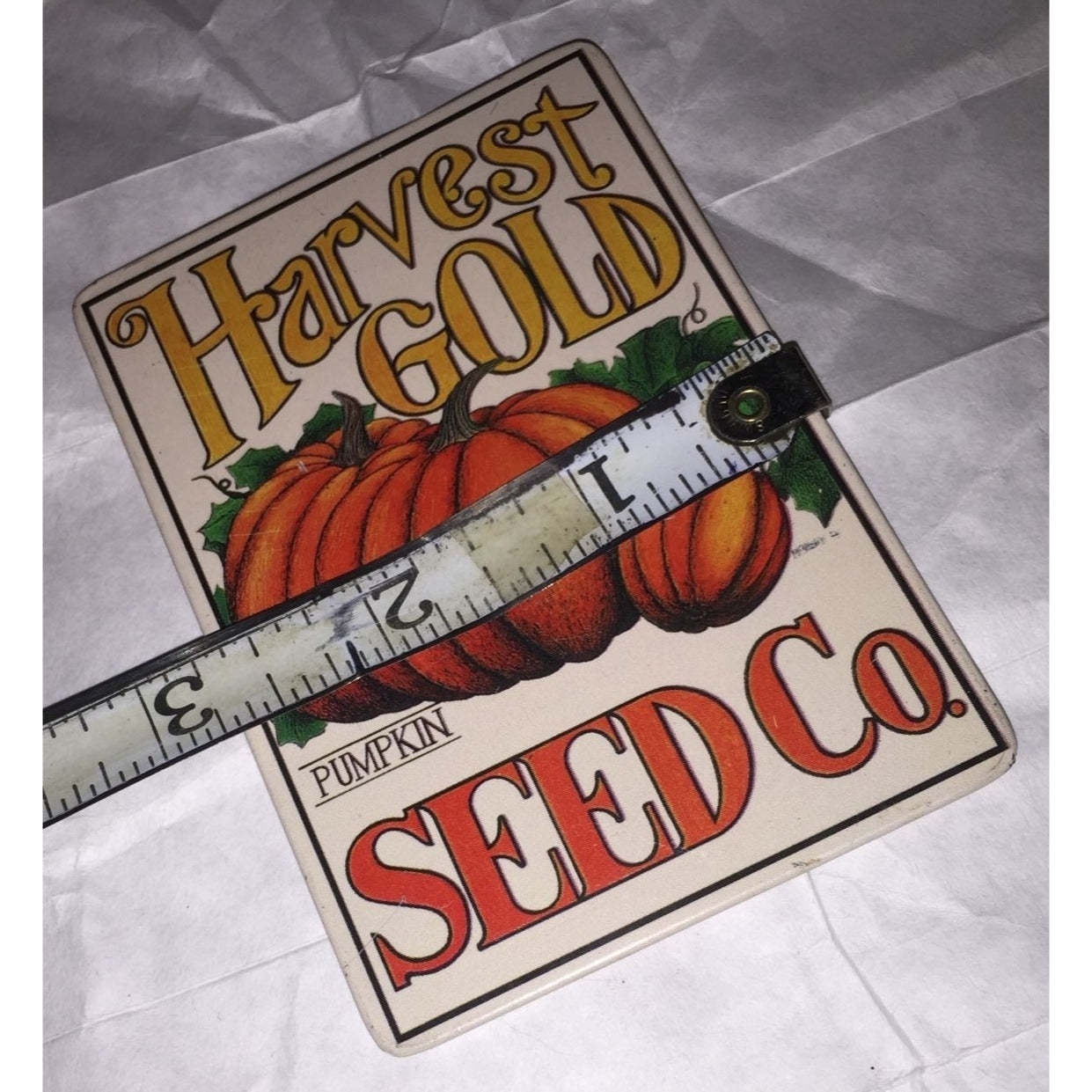 Harvest Gold Pumpkin Seed Co. Rectangular Magnet