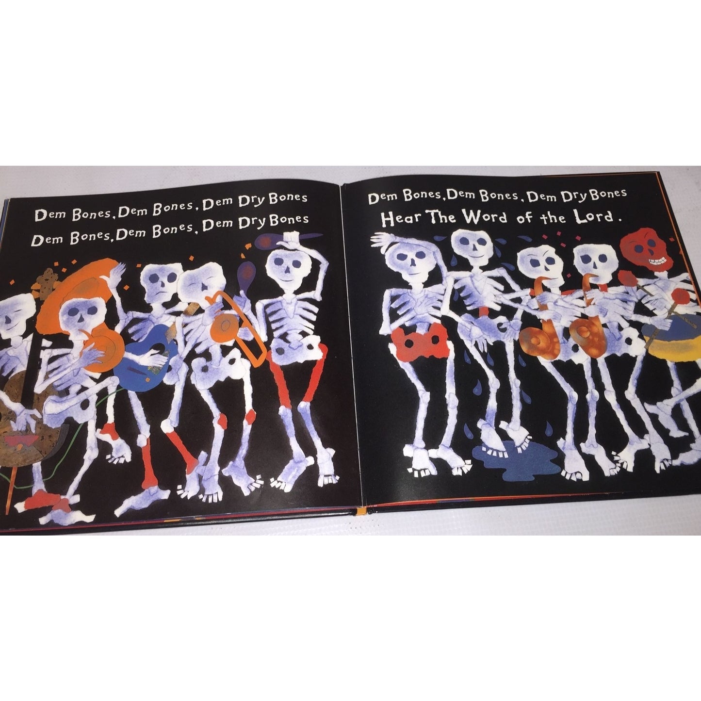 Dem Bones by Bob Barner Childrens Hardcover Book