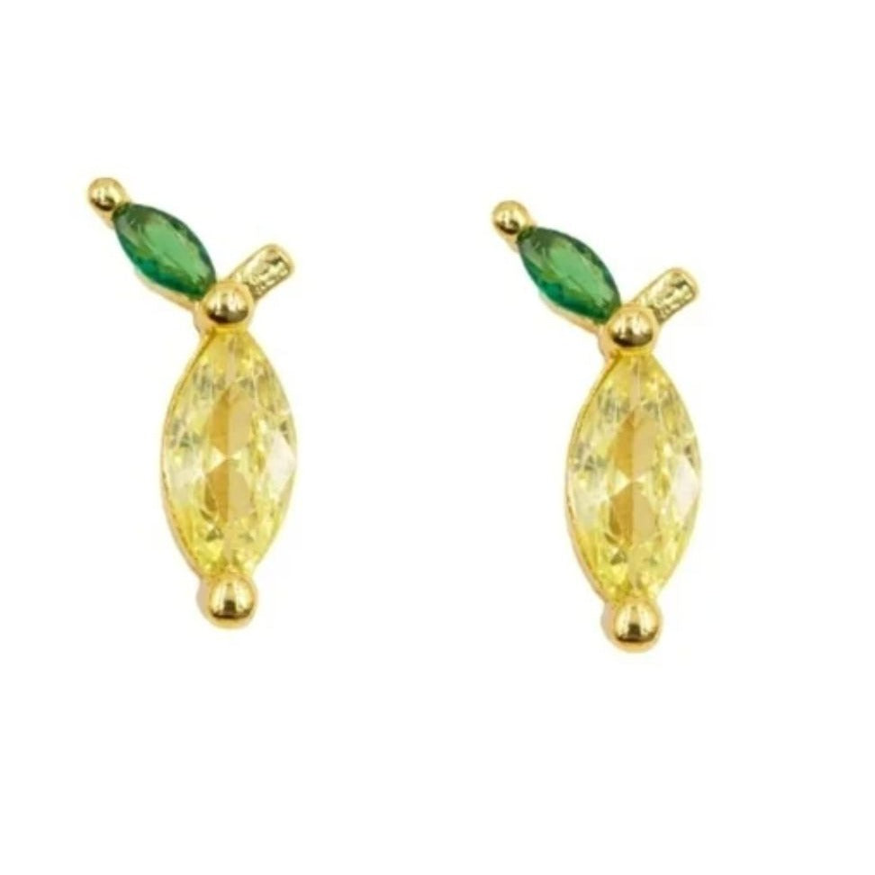 Kinsley Armelle  Lemon Earrings