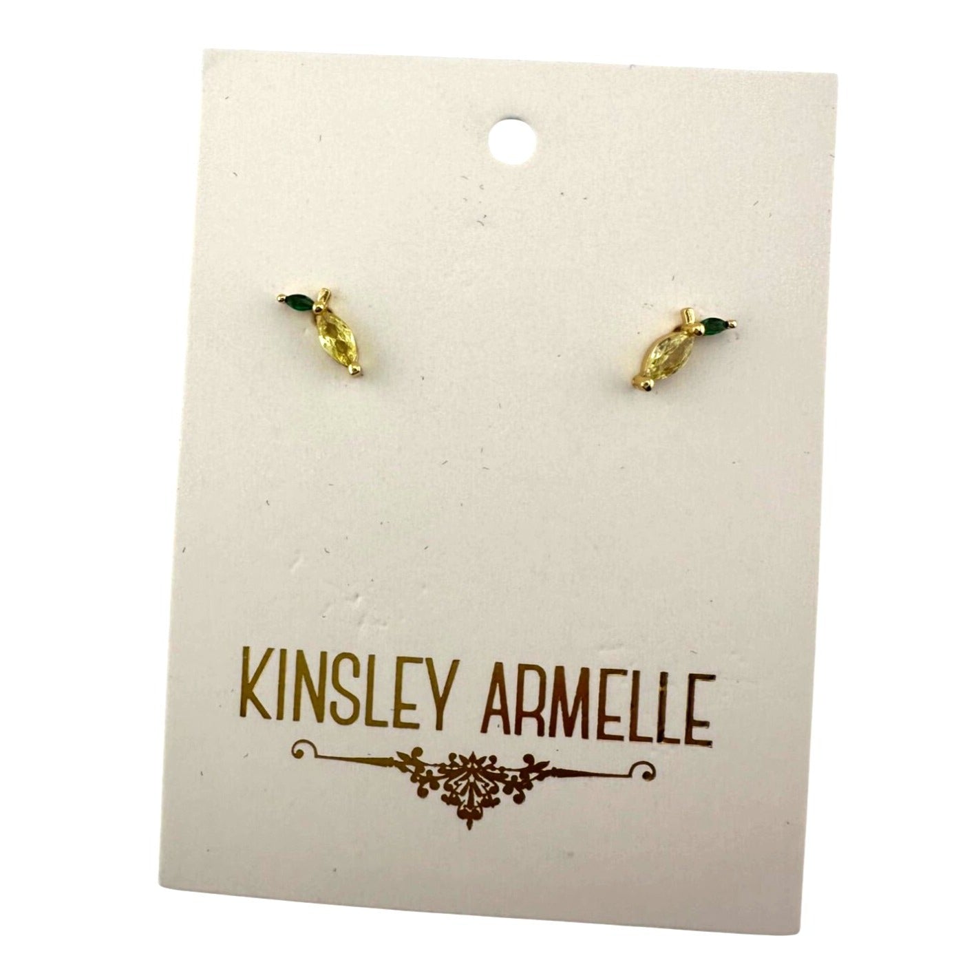 Kinsley Armelle  Lemon Earrings