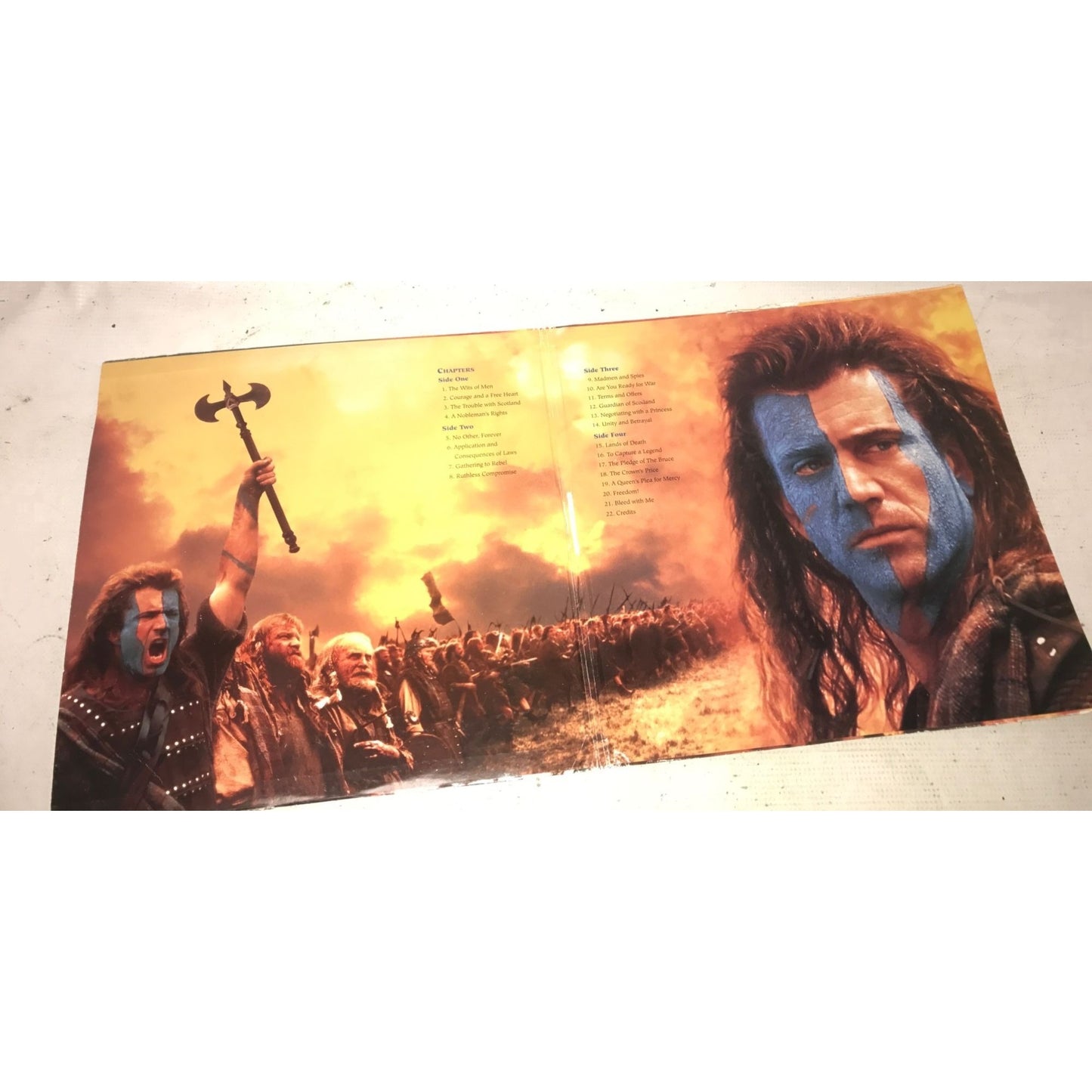 Vintage Mel Gibson Braveheart Laser Disc