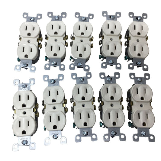 Leviton Standard Outlets 10 Pack New in Open Box