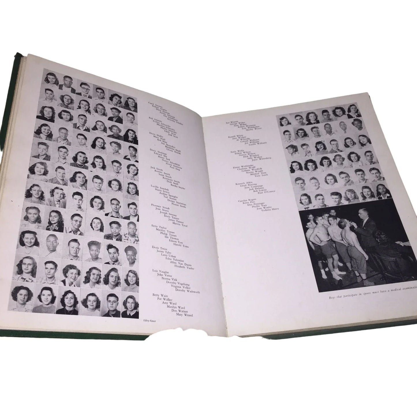 Scottonian 1947 Vintage Black/White Highschool Yearbook Memorabilia - A+ Stuff
