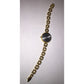 Womens Elizabeth Taylor Quartz Watch Gold Tone w/ Rhinestones