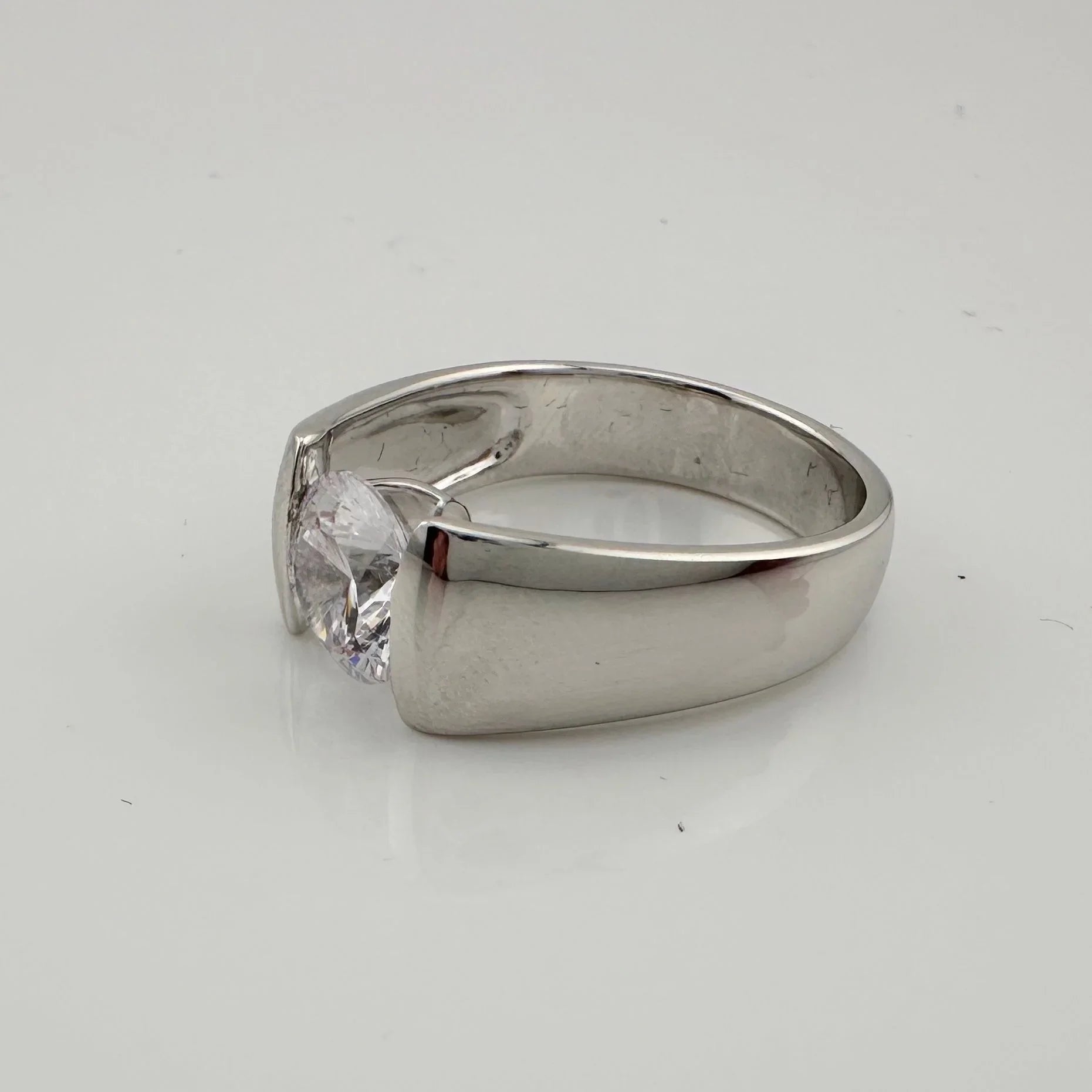 Shimmering and Beautiful 2.00 Carat DiamondLite Solitaire Ring  - Sterling - A+ Stuff