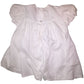 ALEXIS USA Baby Girl White Ruffled Dress