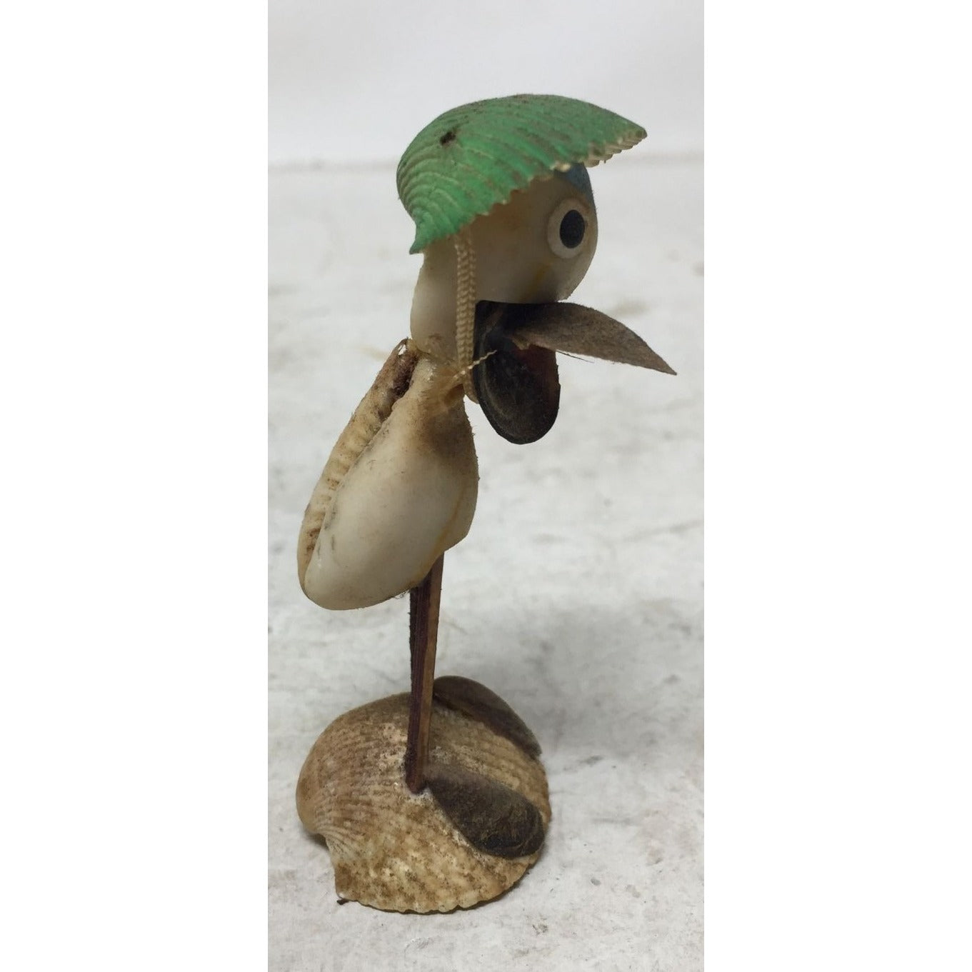 Handmade Souvenir Bird Figurine Made out of Seashells- Very Unique Piece