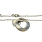 Tiffany & Co. 2 Heart Necklace - Stencil Heart Pendant with Cutout Heart
