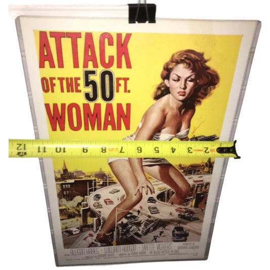 Attack of The 50 Foot Woman Vintage Laminated Movie Poster (17.5x11.5 inches)