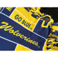 University of Michigan Blue and Gold Fleece Blanket A+ Stuff  A+ Stuff Blanket