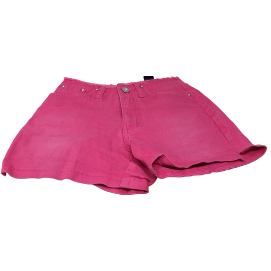 Limited Too Hot Pink Colored Denim Shorts Size 10 slim (Girls)