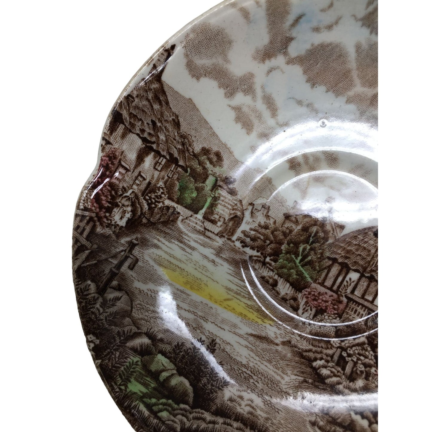 Vintage Olde English Countryside Bowl Made in England by Johnson Bros A Genuine Hand Graving Ironstone