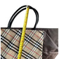 Burberry Blue Label Nova Check Brown Tote Bag