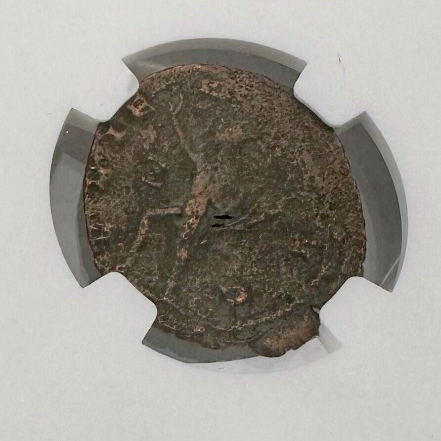 Roman Empire: Gallienus (253-268) Bl Double Denarius NGC Roman Age of Chaos Coin