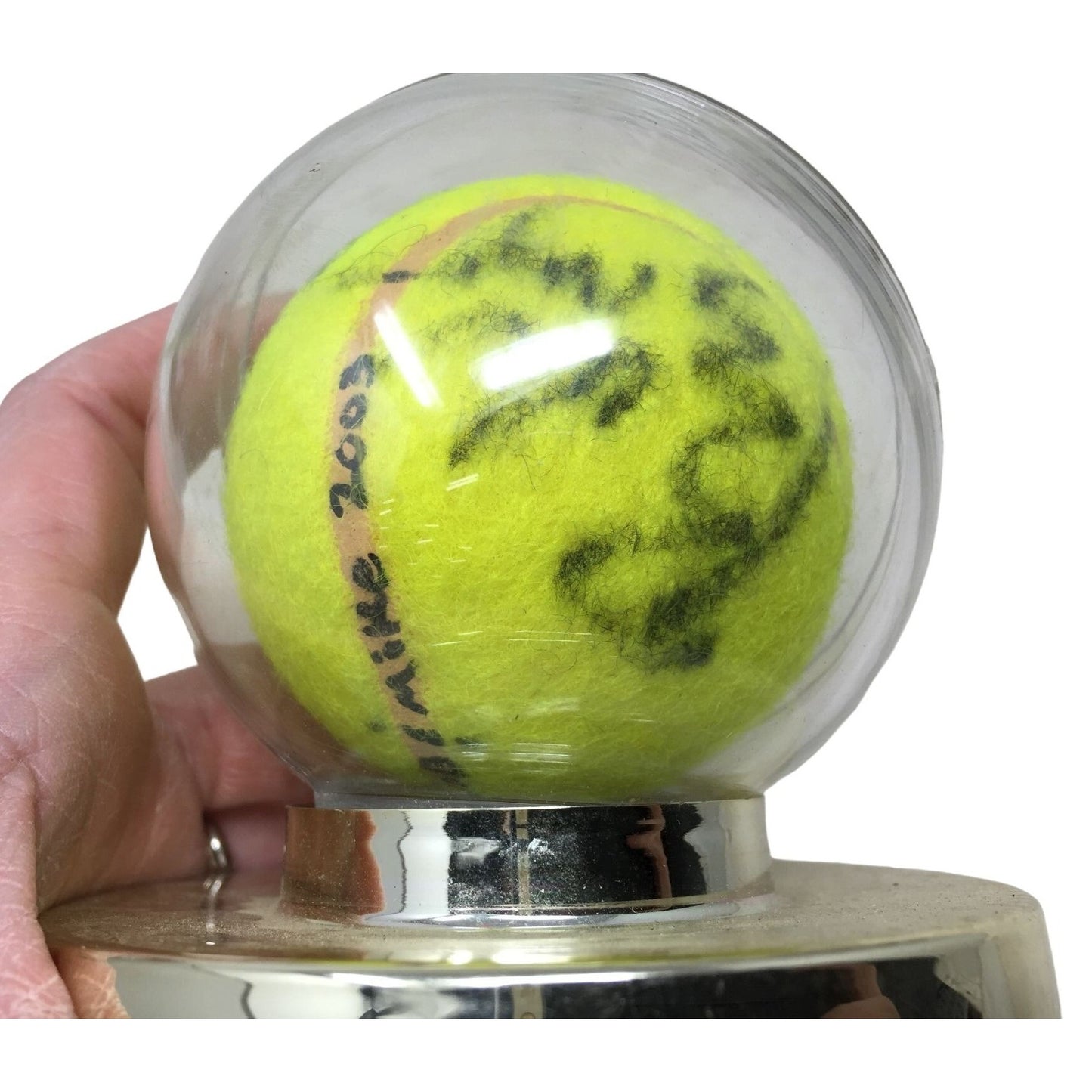 2003 Collectible Bob and Mike Bryan Autographed Tennis Ball