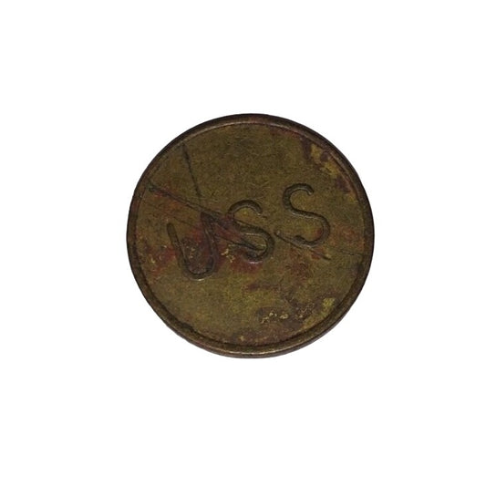 Vintage Collectible USS Old Gold Tone Coin