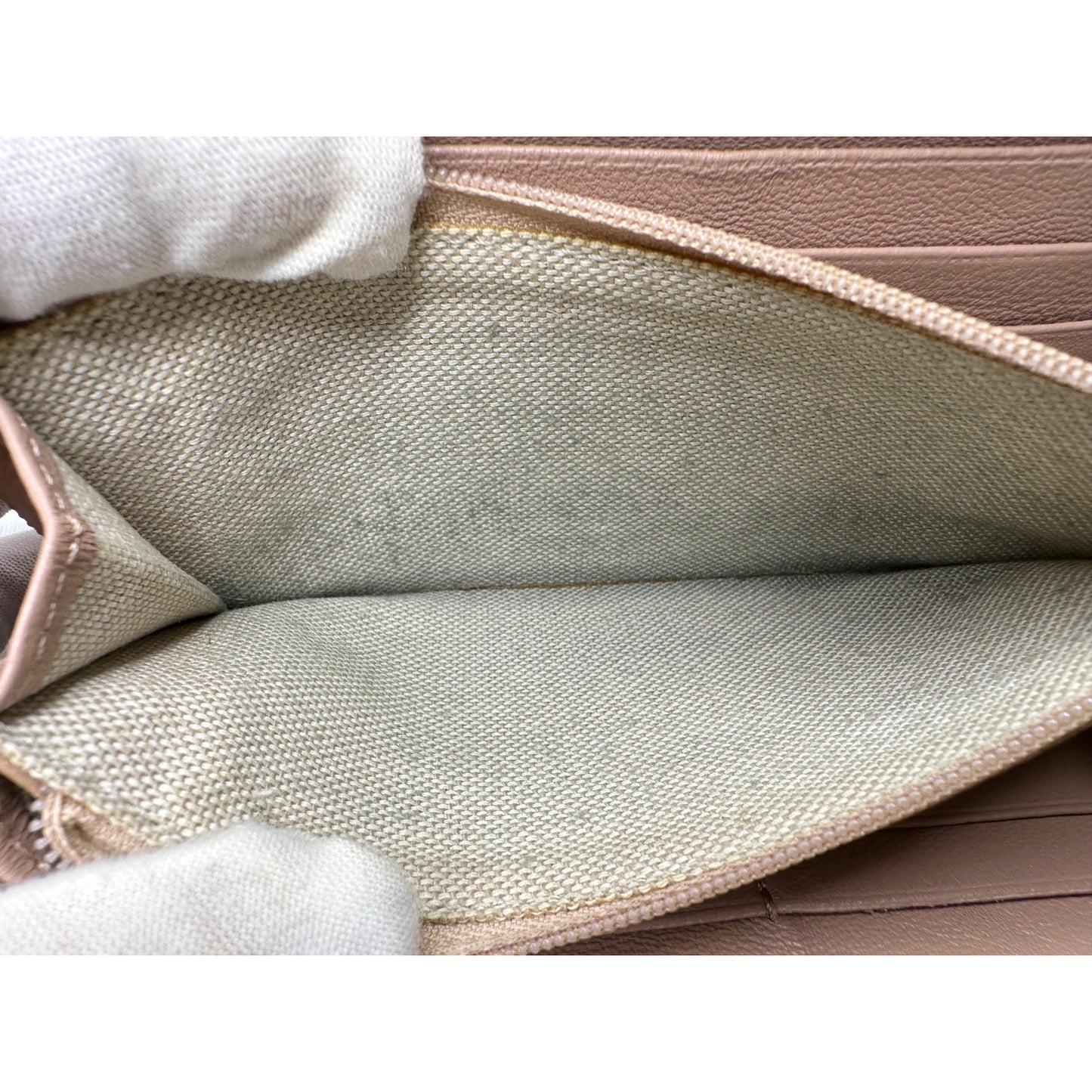 Jimmy Choo Filipa Zip-Around Long Wallet in Pink Leather w Bronze/Gold and SIlver Star Studs