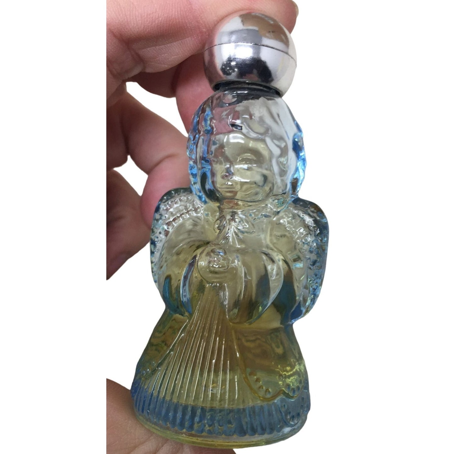 Vintage AVON Ariane Ultra Cologne in Glass Angel Shaped Cologne Bottle (not full)