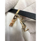 Yves Saint Laurent YSL Beaute Leatherette Choker / Bracelet w YSL & Libre Charms