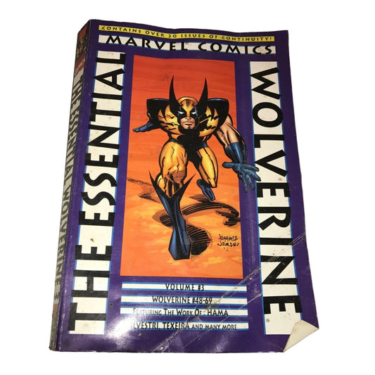 MARVEL COMICS THE ESSENTIAL WOLVERINE Volume 3 Vintage Paperback Book