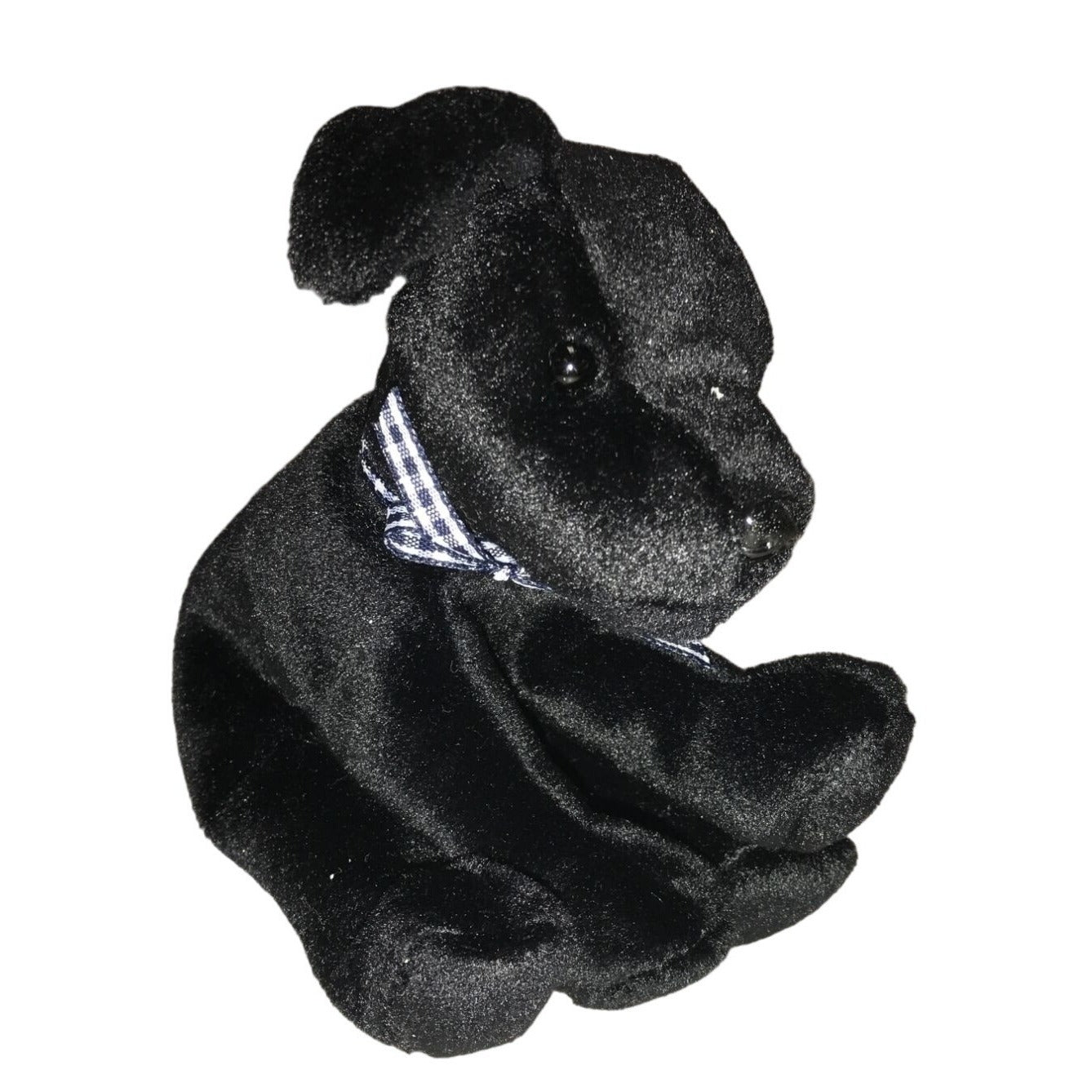 Vintage 1998 TY Beanie Baby Black Dog Named Luke