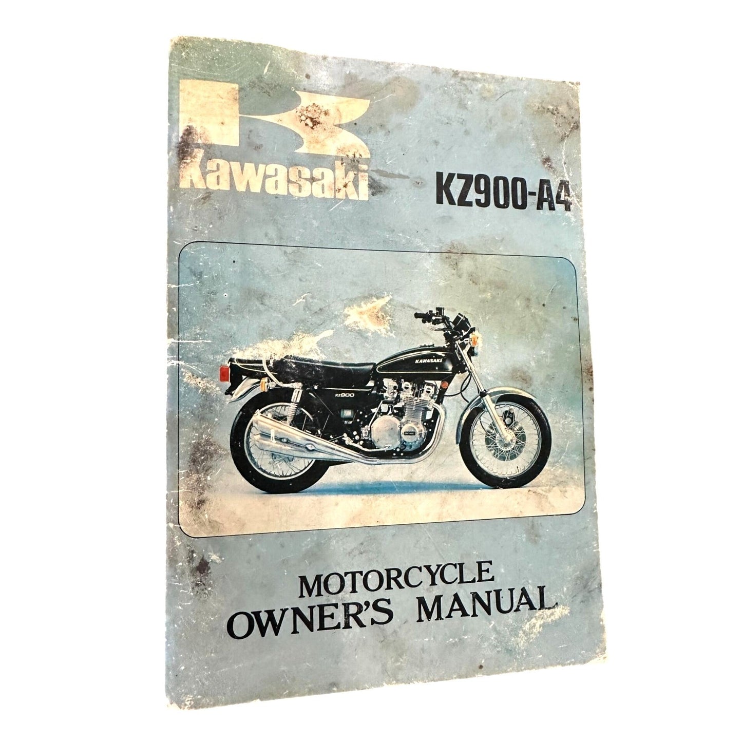 1976 Kawasaki KZ900-A4 Motorcycle Owner’s Manual - Original Print, Japan Kawasaki  A+ Stuff Vehicle manual
