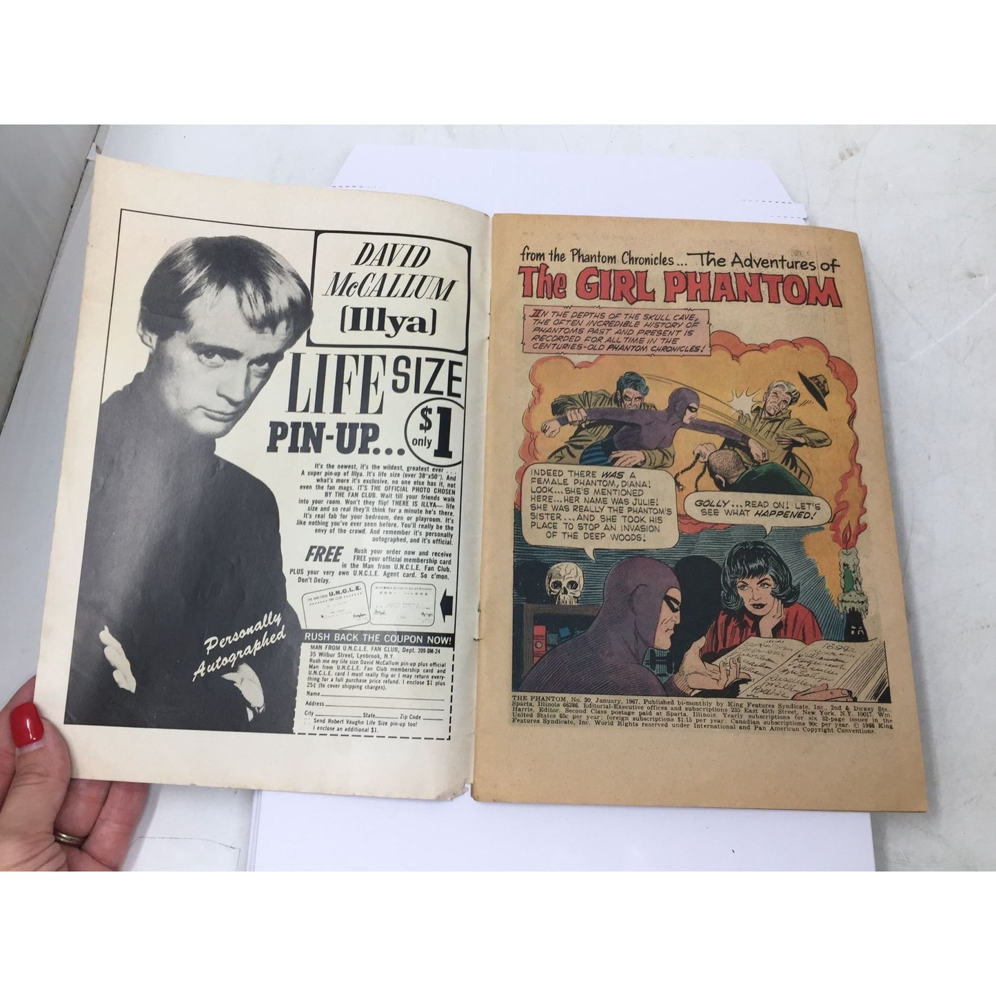 King Comics - ''The Phantom'' (Jan. No 20 ICD)