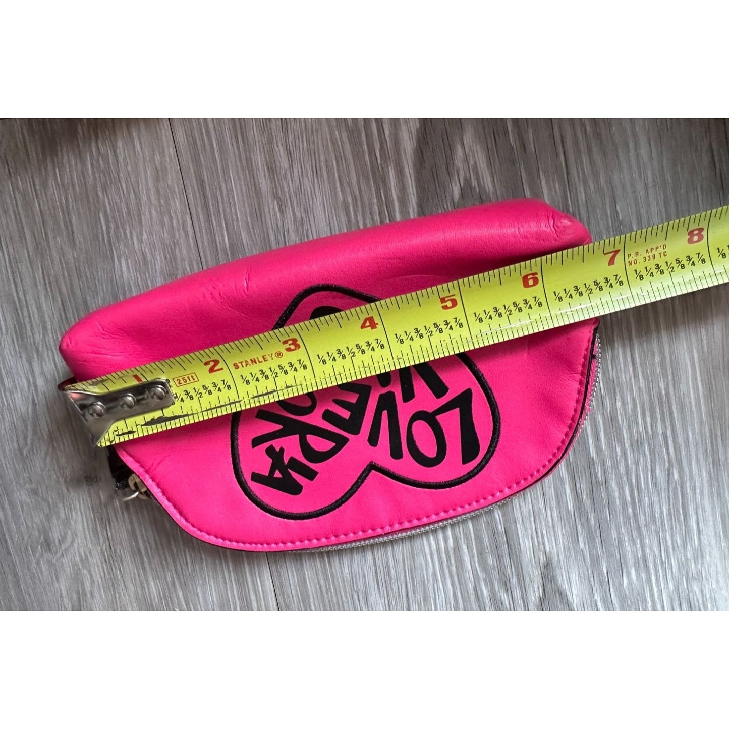 Victoria's Secret ''Love Victoria'' Hot Pink Zippered Makeup Bag