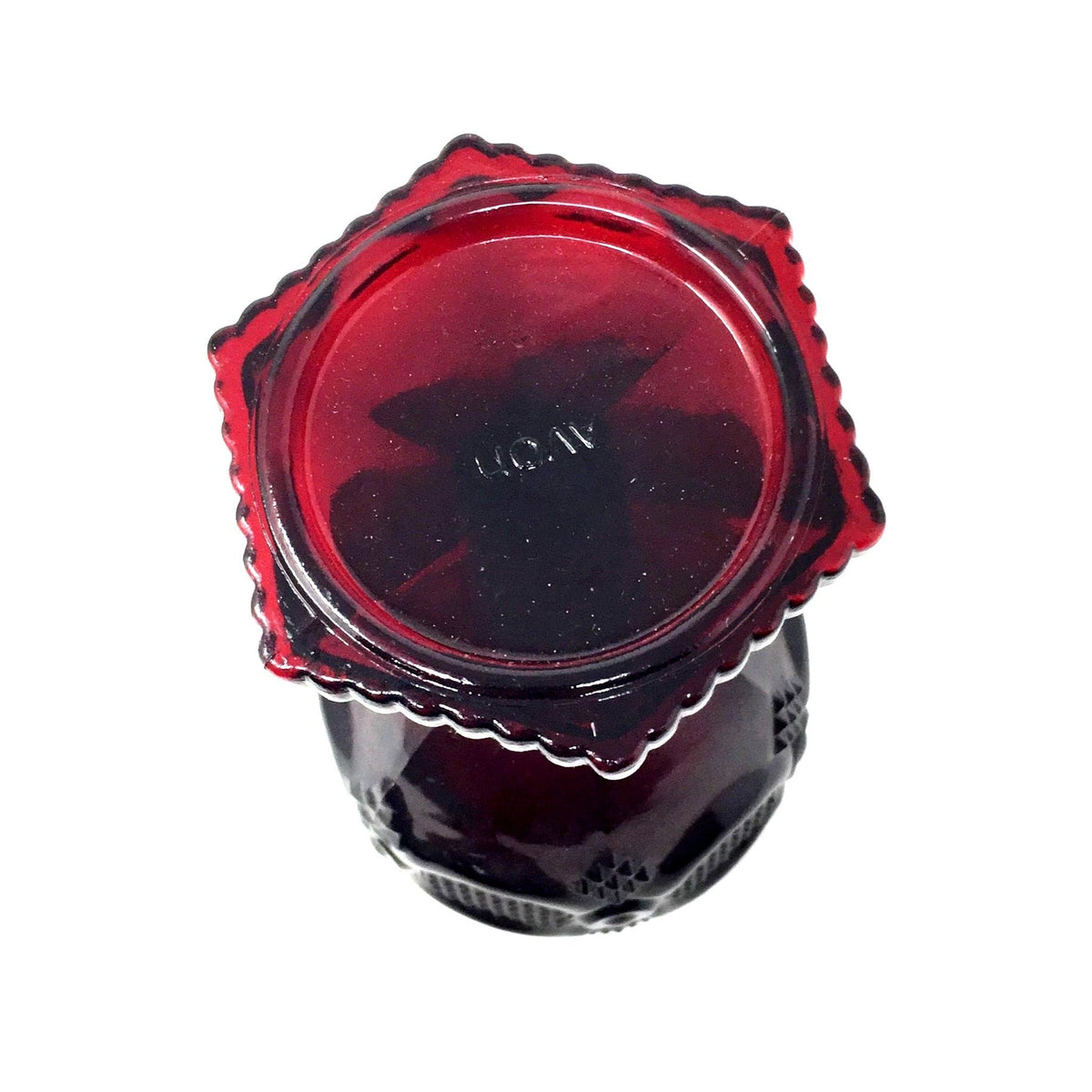 Vintage Avon 1876 Cape Cod Ruby Red Glass Water Goblet in Orig Box Avon  A+ Stuff Drinking, Dining & More