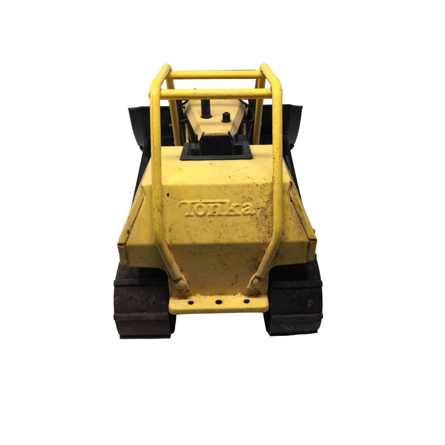 Vintage Yellow/Black Tonka Turbo Diesel Toy Bulldozer