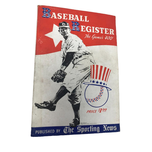 VINTAGE 1941 The Sporting News Baseball Register Book