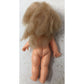 Vintage Unclothed Collectible Doll w/ Bangs & Long Blonde Hair/Blue Eyes