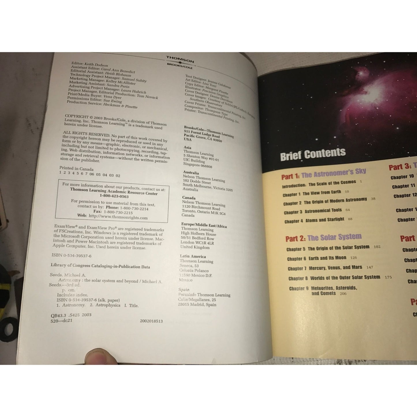 Astronomy: The Solar System and Beyond 3rd Edition Book by Michael A Seeds