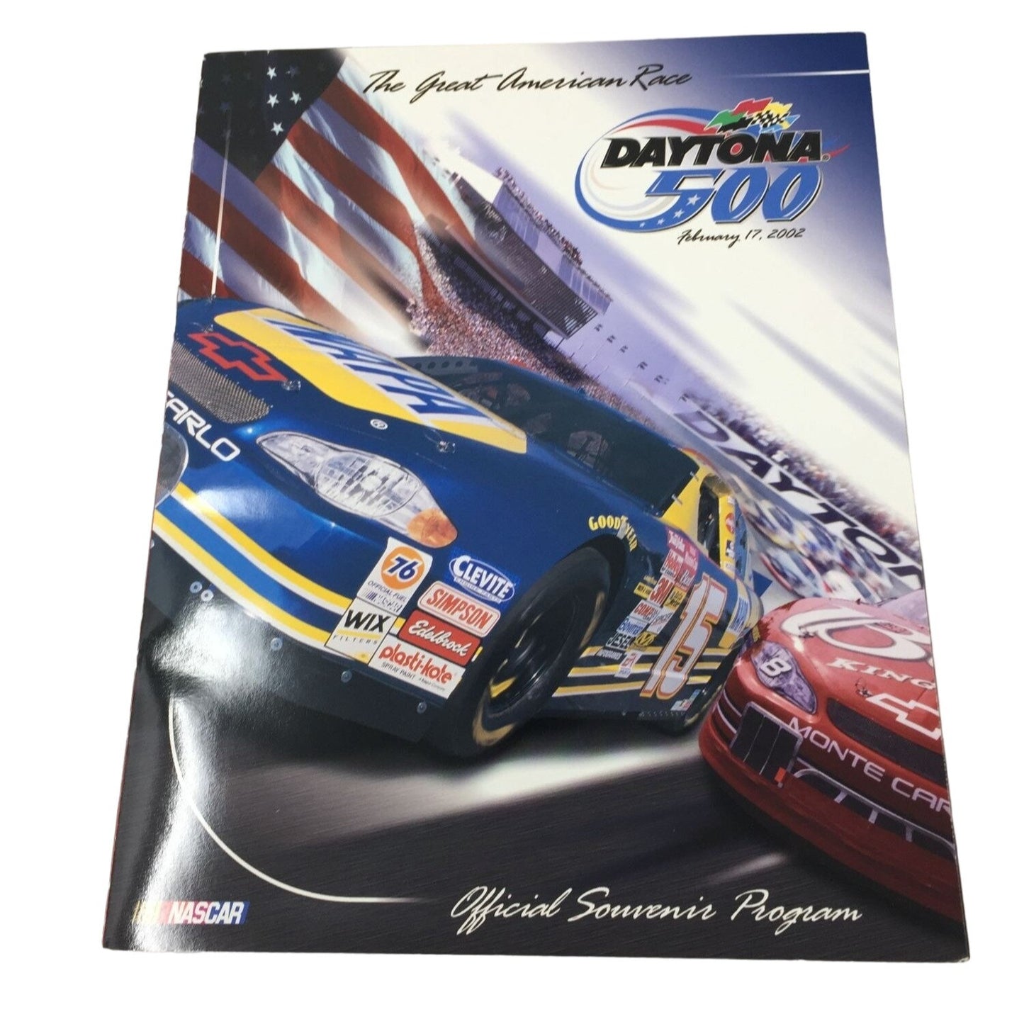 Vintage 2002 Daytona 500 Souvenir Program Bundle Original Plastic Sleeve