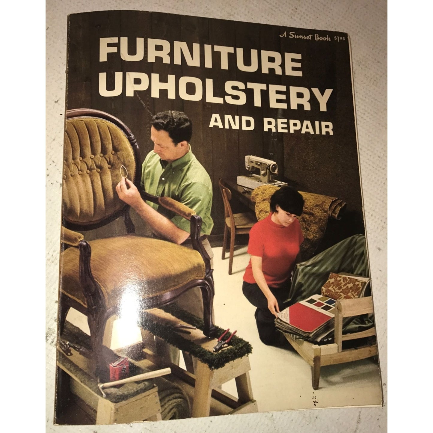 Furniture Upholstery and Repair Vintage Book by James Johnstone