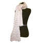 Womens Vintage Handmade White Crocheted/Knitted Long Scarf