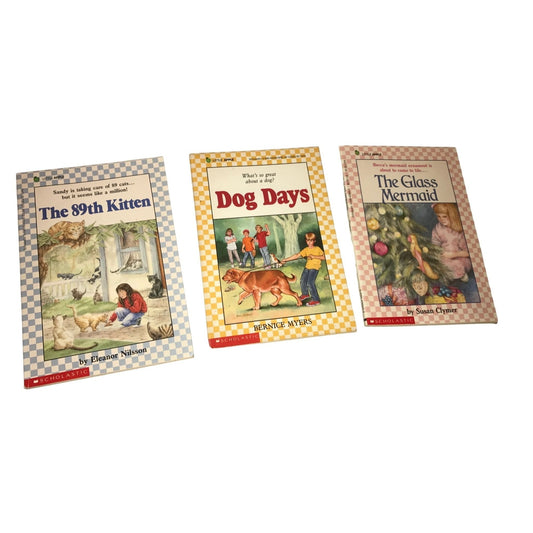 Vintage Bundle of 3 Little Apple Scholastic Paperback Books