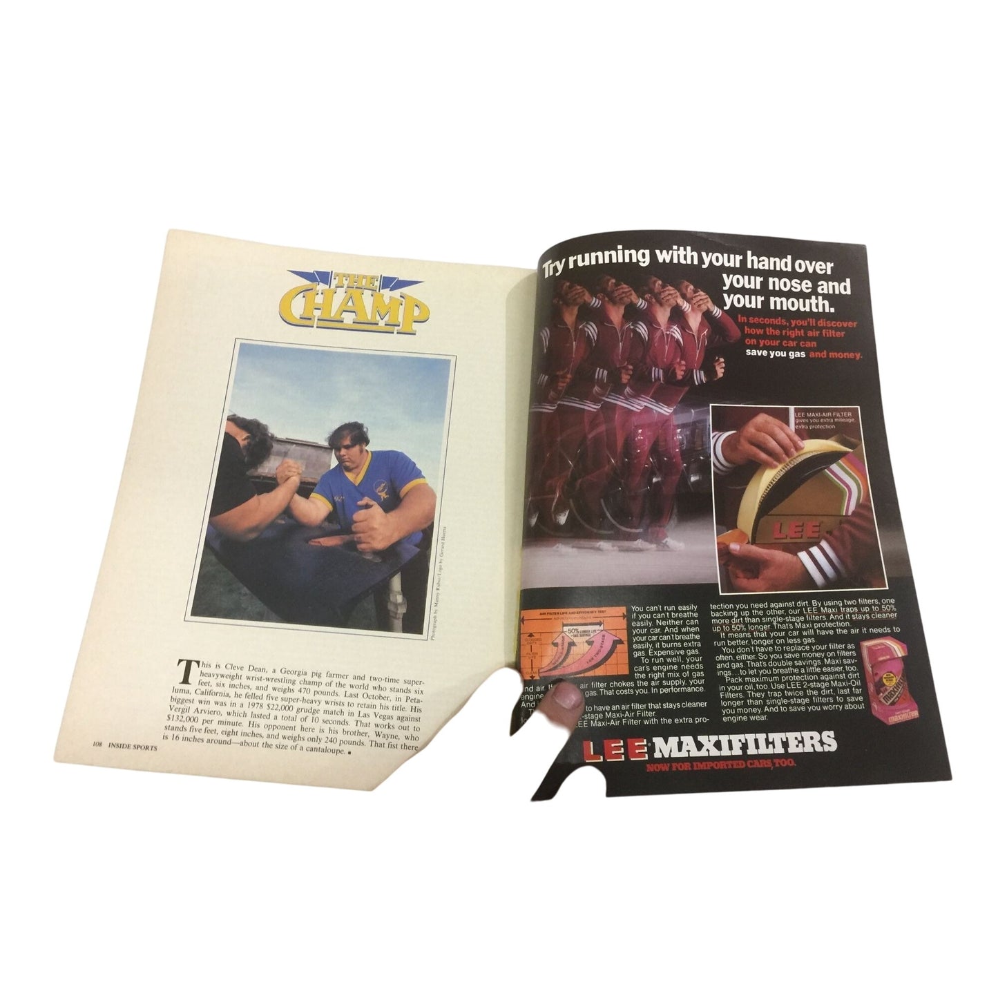 Vintage 1980 Inside Sports Magazine Volume Two