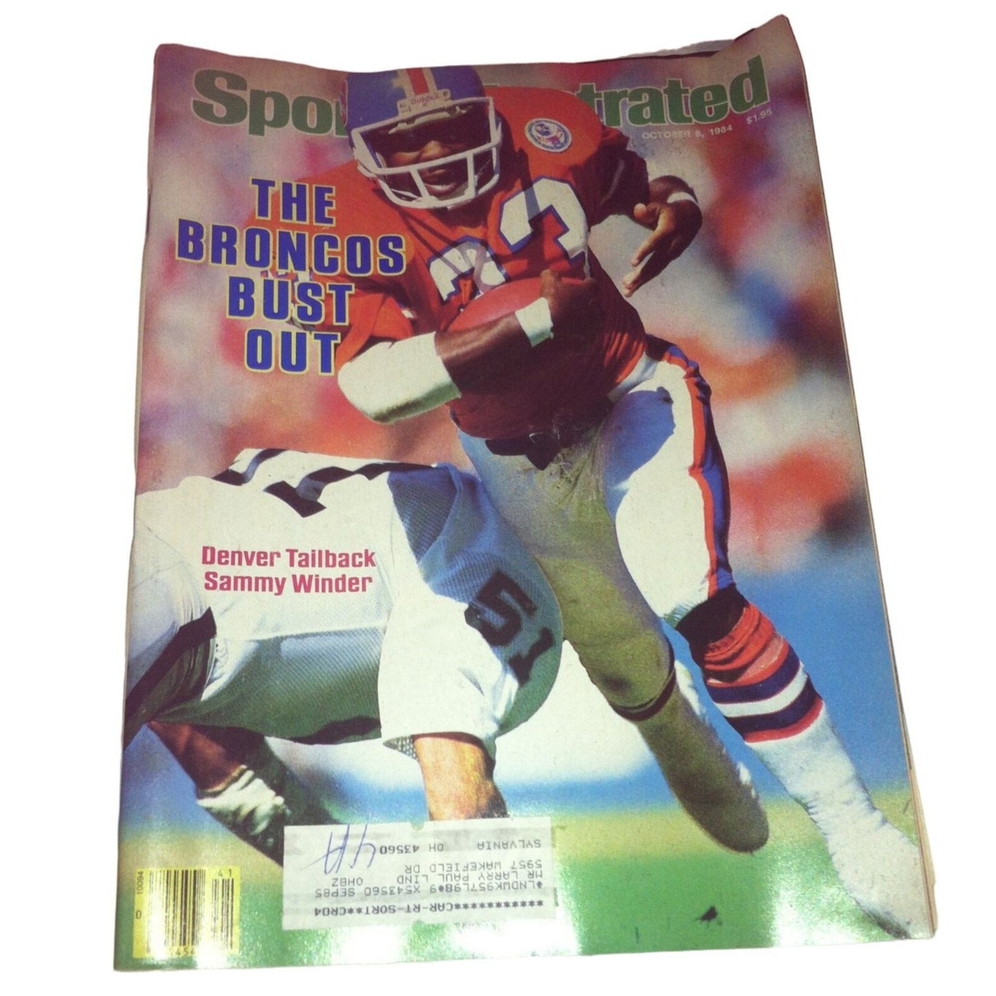 Sports Illustrated The Broncos Bust Out Vintage Magazine
