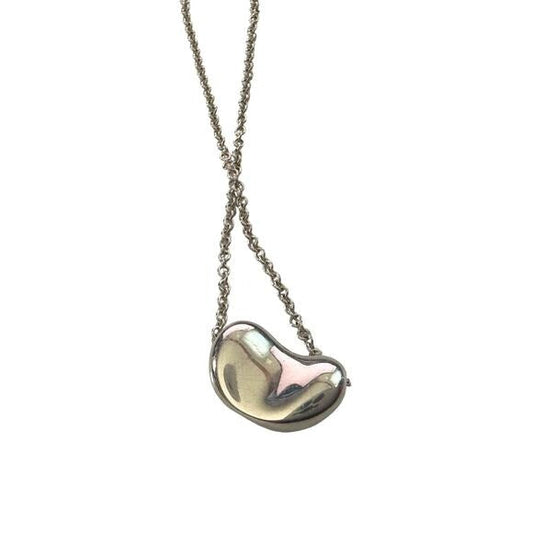 Tiffany & Co Elsa Peretti Small Bean Necklace - Sterling Silver - 16" A+ Stuff  A+ Stuff