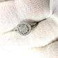 Brilliant 1/2 Ct Split Shank Lab Created Diamond Ring - Beautiful! - Size 6.75 Sun  A+ Stuff Diamond Ring