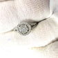 Brilliant 1/2 Ct Split Shank Lab Created Diamond Ring - Beautiful! - Size 6.75