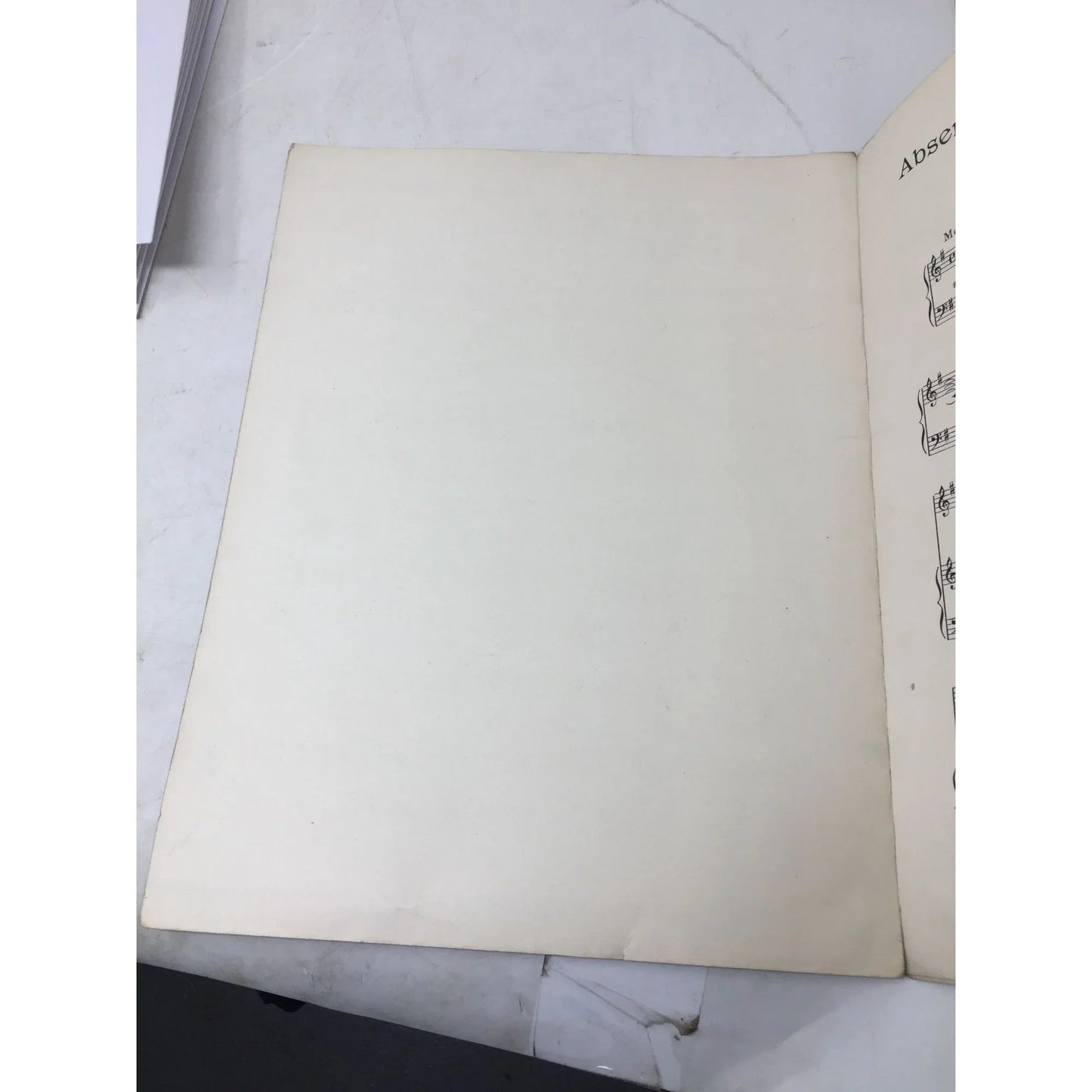 ''Absence Made My Heart Grow Fonder'' Sheet Music book - A+ Stuff - SHEET MUSIC - A+ Stuff