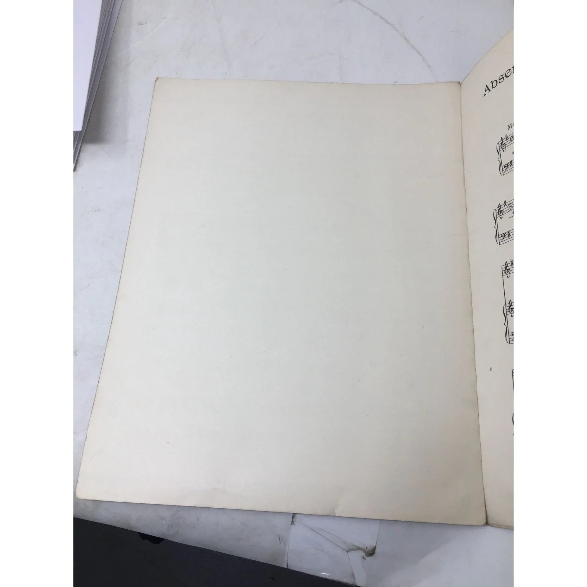 ''Absence Made My Heart Grow Fonder'' Sheet Music book - A+ Stuff - SHEET MUSIC - A+ Stuff