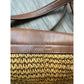 Michael Kors Straw & Leather Crossbody / Shoulder Bag  - Tan & Brown